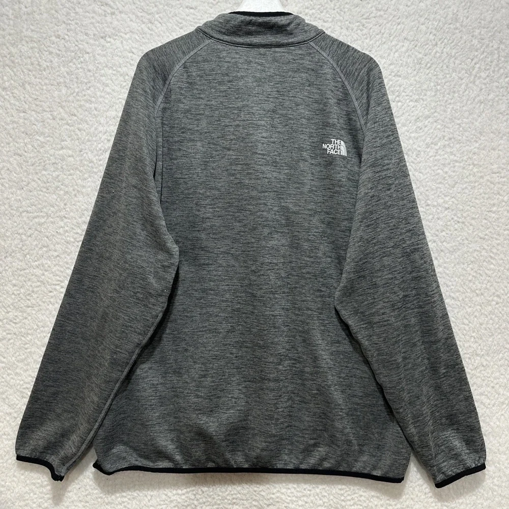 The North Face Men's‎ Canyonlands 1/2 Zip Fleece Jacket Gray Heather Size 2XL
